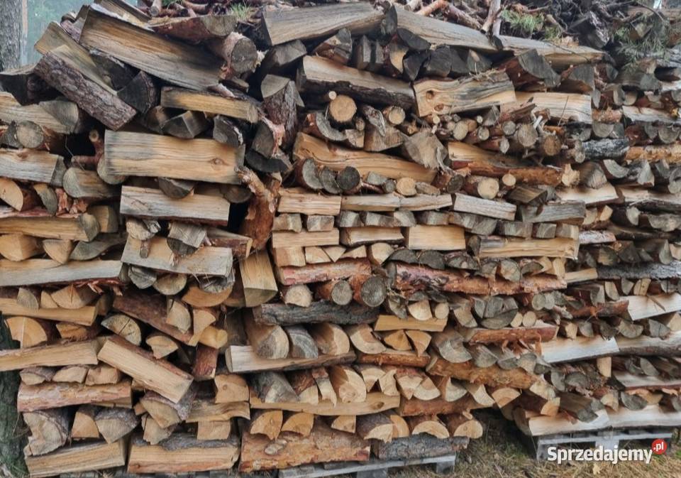 Drzewo opałowe brzoza i sosna sezonowane 4 lata Zagościniec