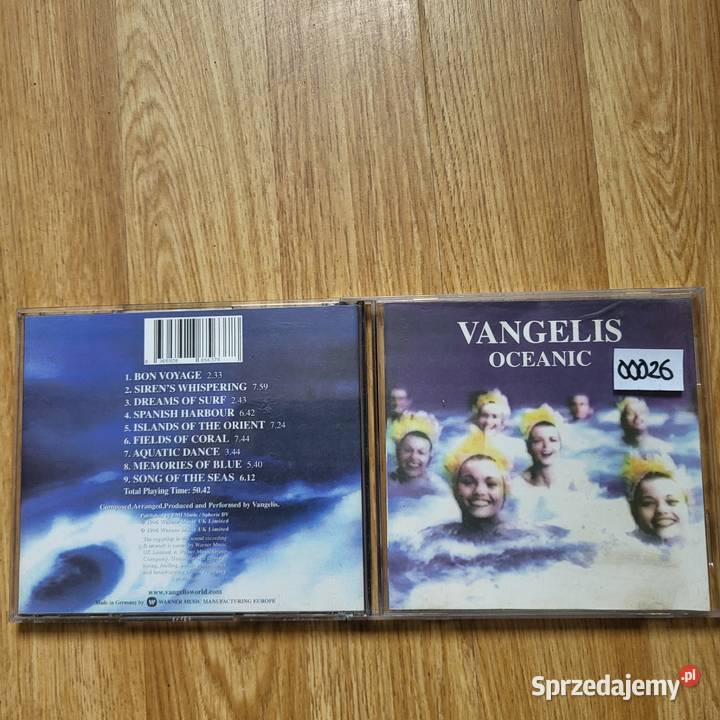 0002 Vangelis na płytach CD Płyty i kasety kujawsko-pomorskie Bydgoszcz