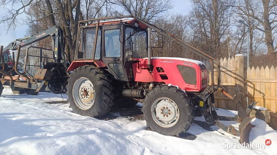 Belarus wersja leśna z przyczepa zrywkowa Palms Osiecznica