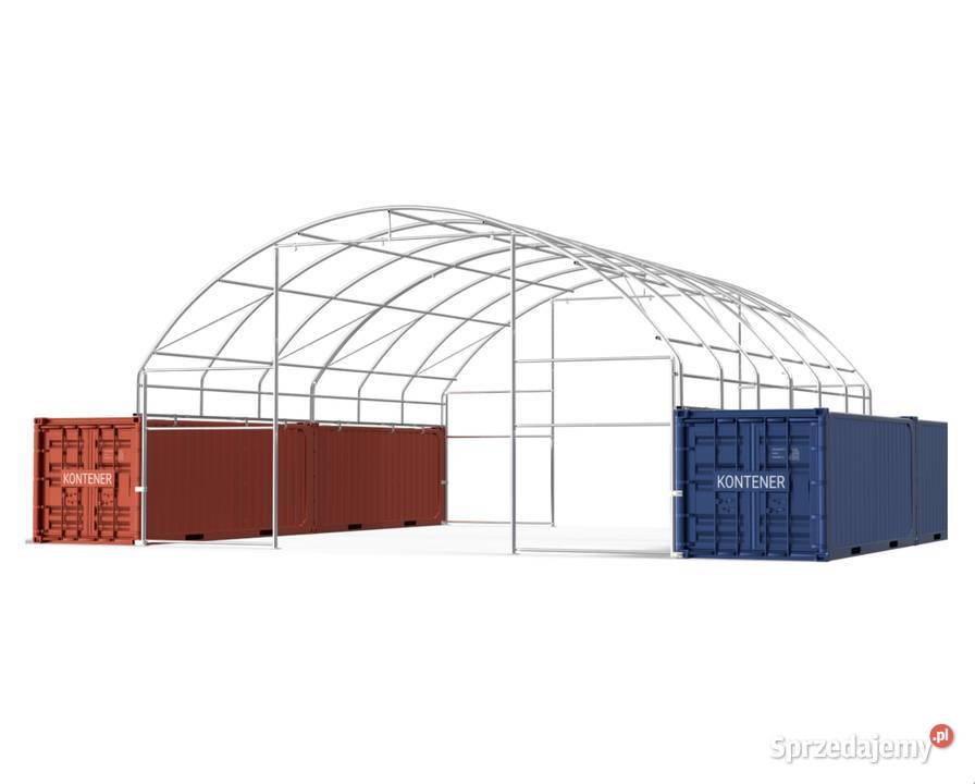 12x12m Namiot ZADASZENIE do kontener Magazynowanie podkarpackie Krosno