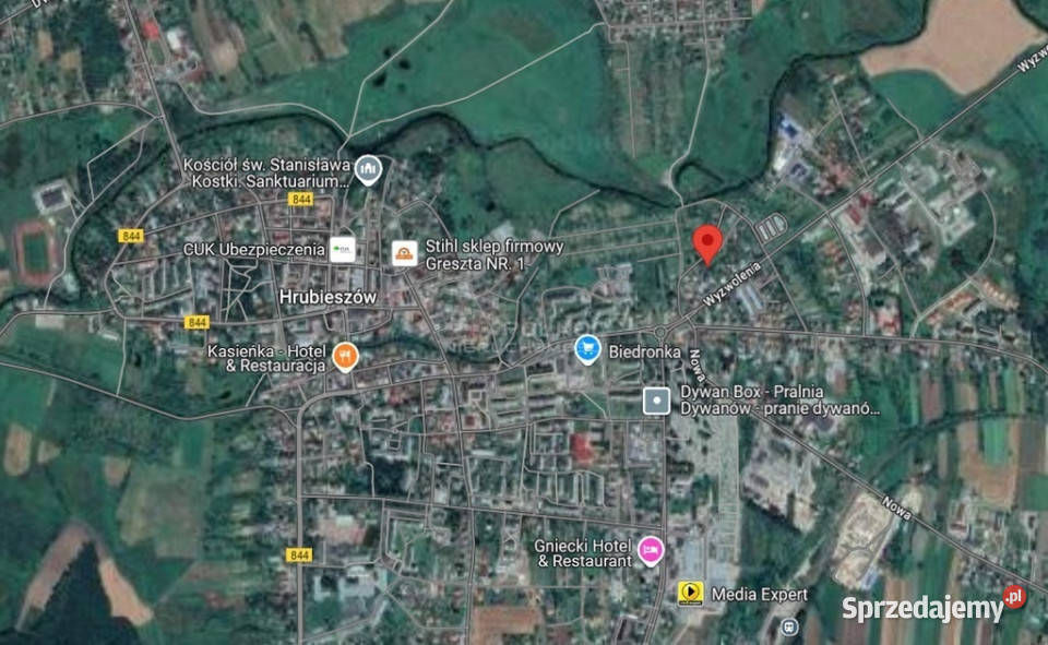 Widokowa działka z domem w centrum Hrubieszowa lubelskie Hrubieszów sprzedam
