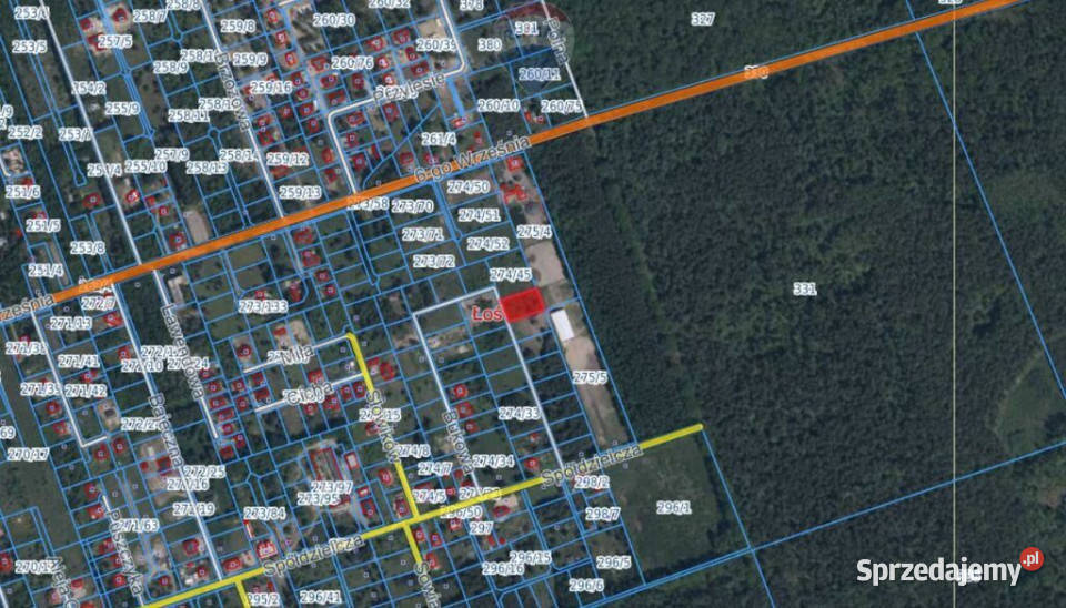 Działka jeszcze rolna rezerwacie Łoś sprzedam