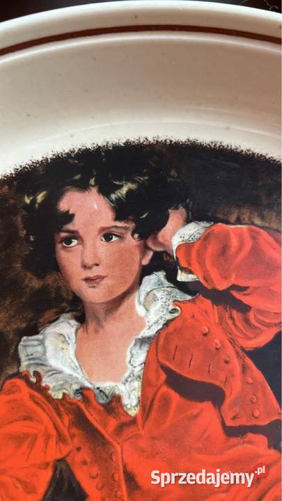 Patera Czerwony Chłopak Z manufaktury Hornsea Porcelana i szkło