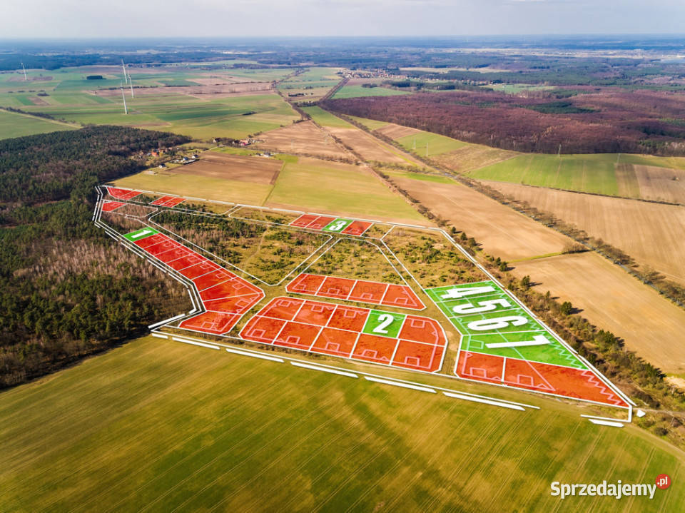 Działki na granicy BaczynaMarwice miejscowy plan Grunty i działki Baczyna