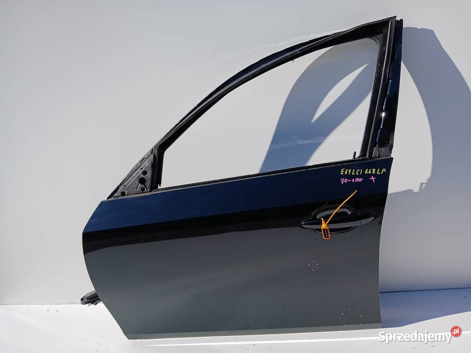DRZWI LEWE PRZEDNIE BMW E60 E61 SCHWARZ 2 6689