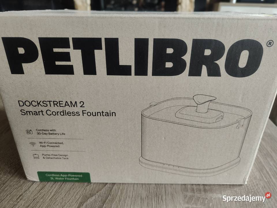NOWA Bezprzewodowa Fontanna PETLIBRO Dockstream dolnośląskie Syców