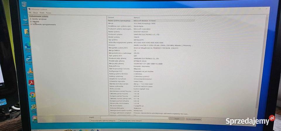 Notebook Samsung ATIV One 7 Full HD Led 27calowy Dębica