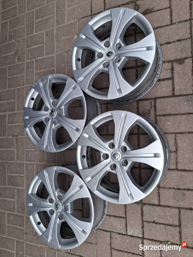 Sprzedam Oryginalne alufelgi z Renault Megane Średnica 17" Rzeszów