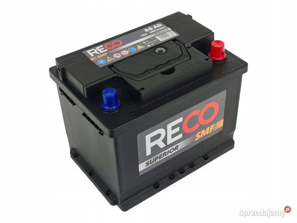 Akumulator RECO SMF RS56658 12V 66Ah 580A P Konin