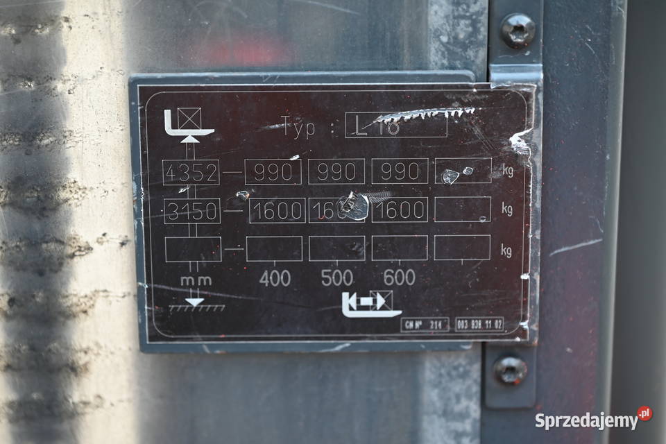 Paleciak elektryczny Linde L14 1400 Triplex 430 Częstochowa