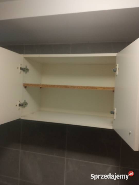 Wisząca szafka łazienkowa biała wieszaki relingi Siemiatycze sprzedam