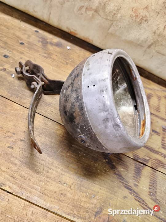 Stara lampa rowerowa Hckel mocowanie Ostrów Wielkopolski