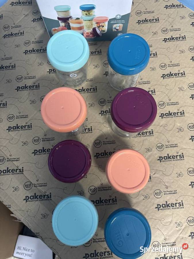 Babymoov szklane pojemniki z wieczkami MULTISET Głuchów Górny