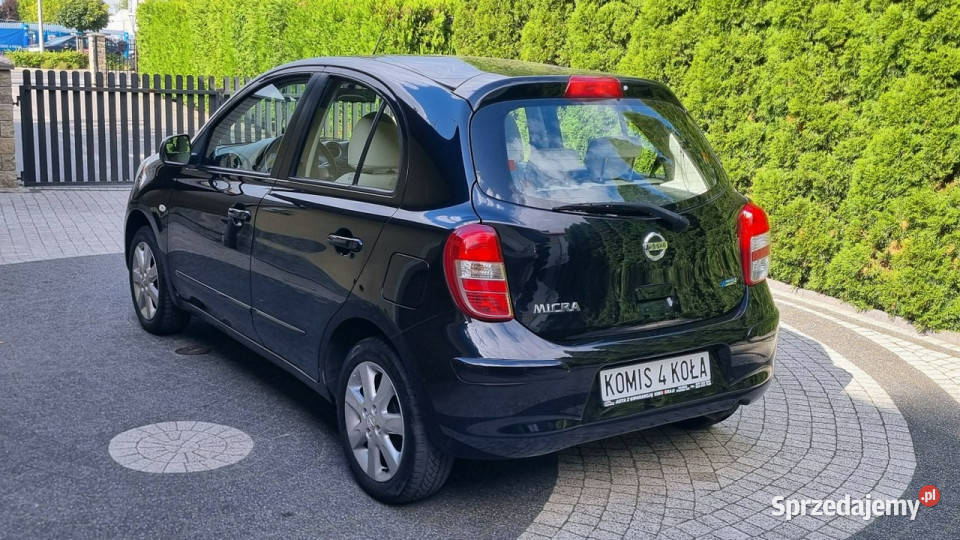 Nissan Micra Nawigacja Super Stan Climatron czarny Micra Samochody osobowe Płońsk