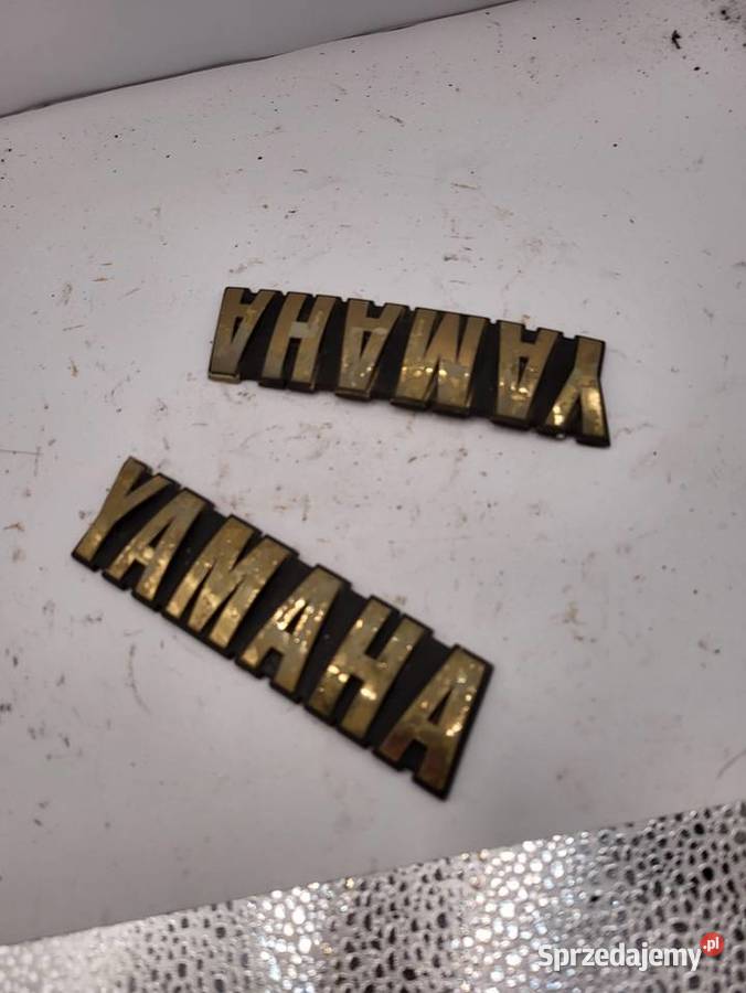 YAMAHA SR 500 SR 400 EMBLEMATY ORGINAŁ NA BAK Mocowania i uchwyty Rybnik sprzedam