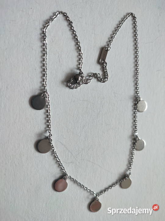 Nowy piękny naszyjnik Ż posrebrzane Kraków