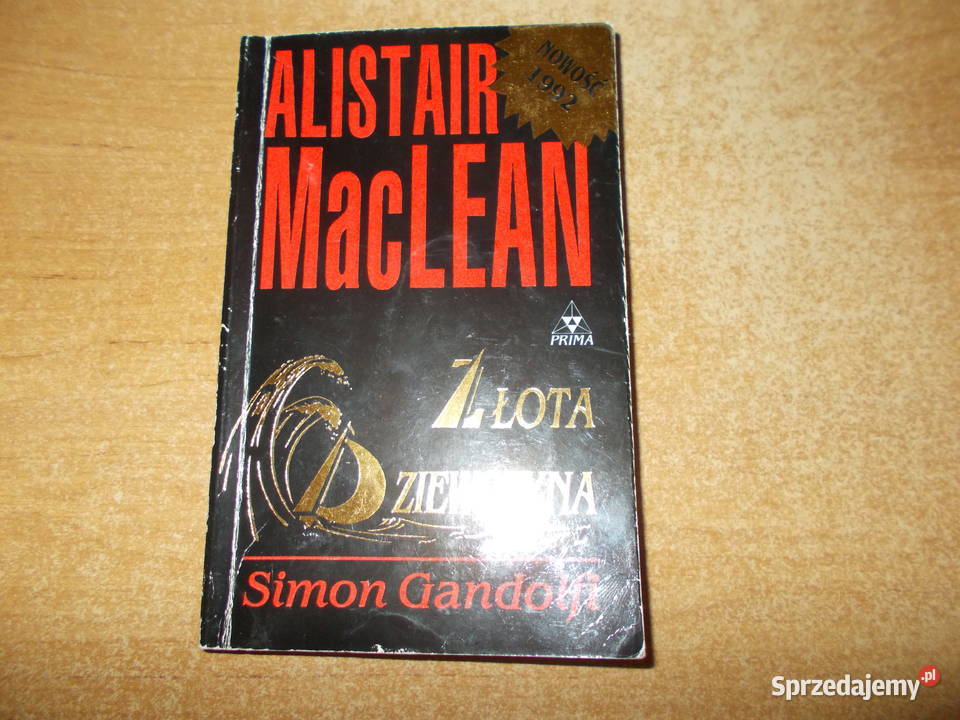 Alistair MacLean Złota dziewczyna thrillery, sensacyjne Głubczyce