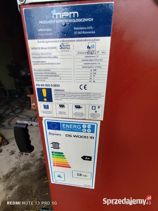 Piec mpm 18 kw podkarpackie Dębica