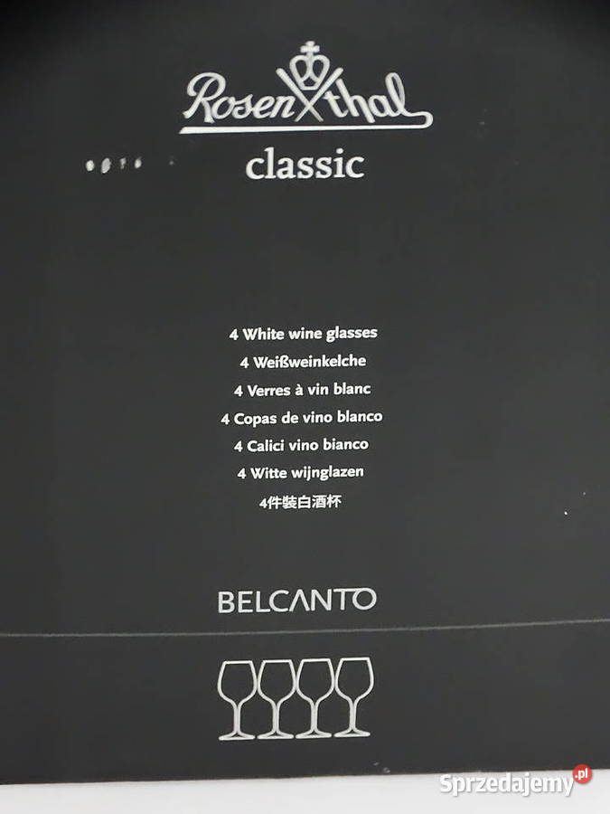 Rosenthal Classic BELCANTO zestaw 4 lubelskie Biłgoraj