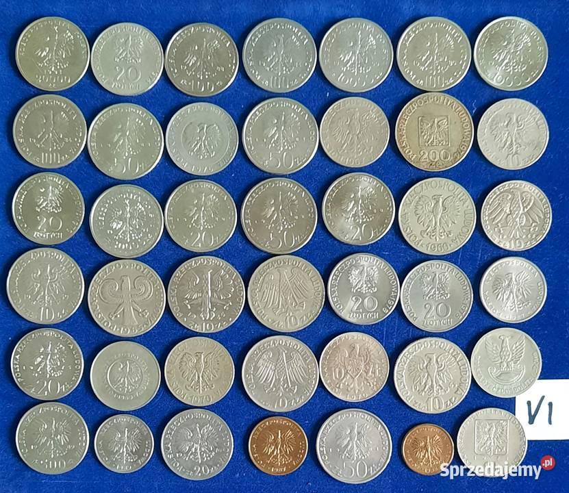 Zestaw VI Monet PRL x42 sztuki Gliwice sprzedam