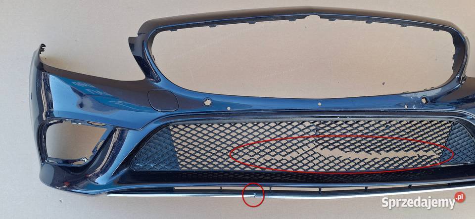 MERCEDES CKLASA W205 LIFT ZDERZAK PRZÓD PRZEDNI osobowe Bieleń