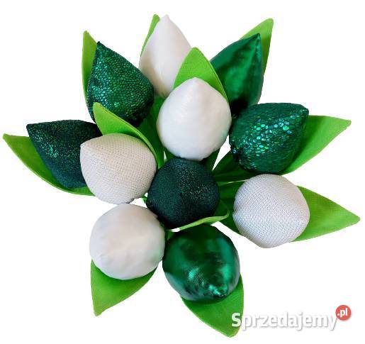 Tulipany szyte 11 glamour i bawełna MIX duży Radzyń Podlaski sprzedam