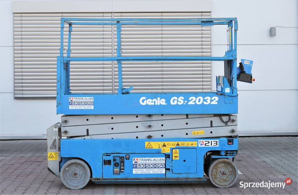 Podnośnik nożycowy GENIE GS 2032 213 Dźwigi, podnośniki podkarpackie Jasło