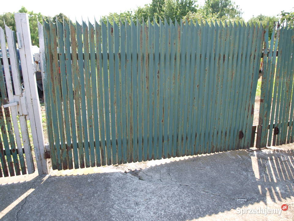 Brama wjazdowa dwu skrzydłowa 470 Furtka 1 m Ogrodzenia i bramy