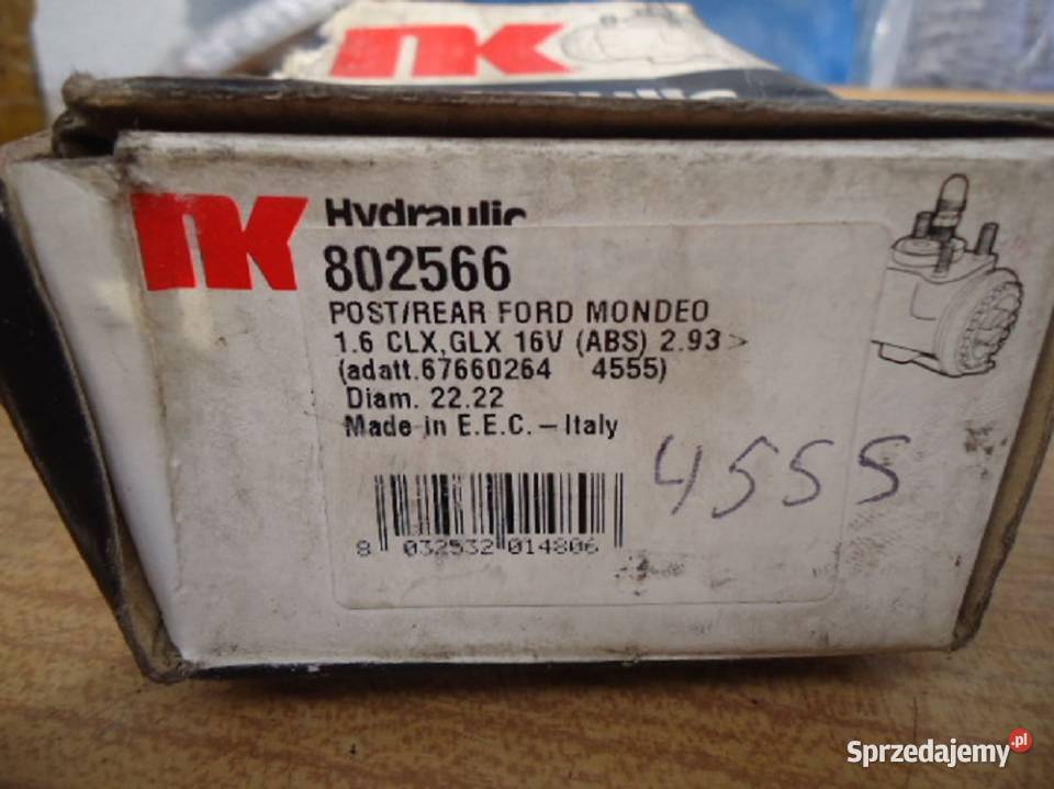 NK Cylinderek hamulcowy NK 802566 FORD osobowe śląskie Jaworzno sprzedam
