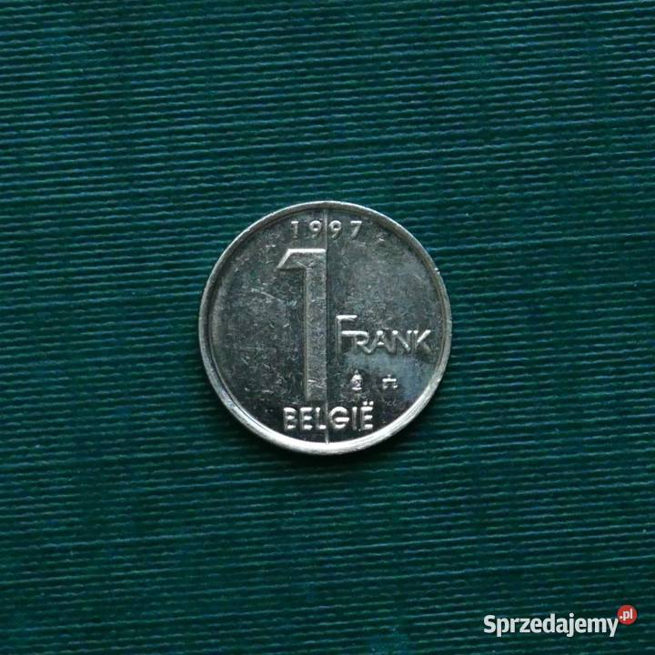BELGIA 1 frank 1997 Napis holendersku BELGI Gliwice