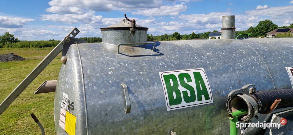 Beczkowóz BSA 6000L Ocynk beczka asenizacyjna nieuszkodzony lubuskie Szprotawa