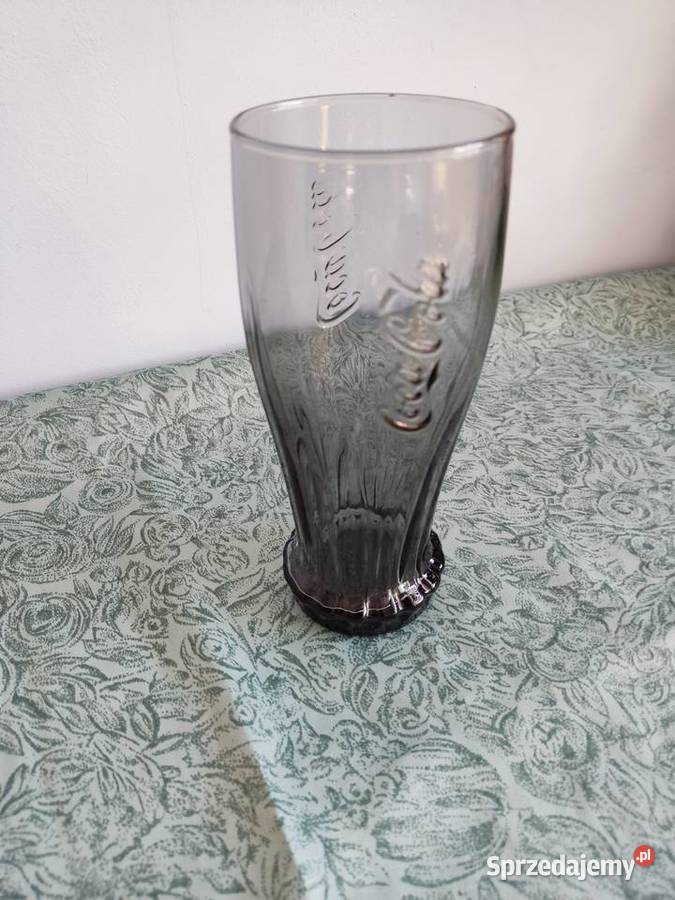 Szklanka kolekcjonerska Coca Cola przydymiona opolskie Głuchołazy sprzedam