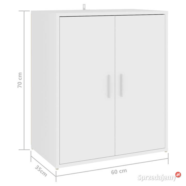 Szafka na buty biała 60x35x70 materiał Warszawa