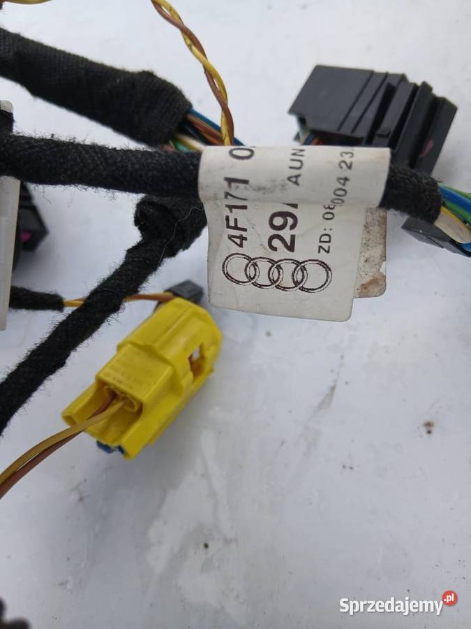 Audi A6 C6 Wiązka drzwi lewy przód 4F1971029 osobowe Szczerbice