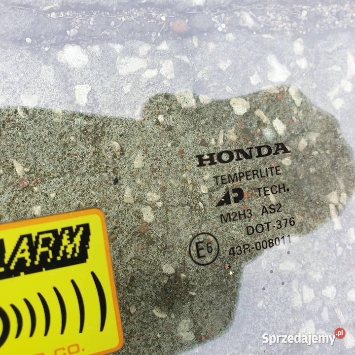 HONDA ACCORD COUPE LIFT VI SZYBA DRZWI LEWA osobowe kujawsko-pomorskie Łochowice sprzedam