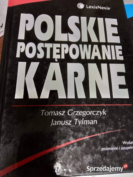 Polskie postępowanie karne książki używane Antykwariat Warszawa