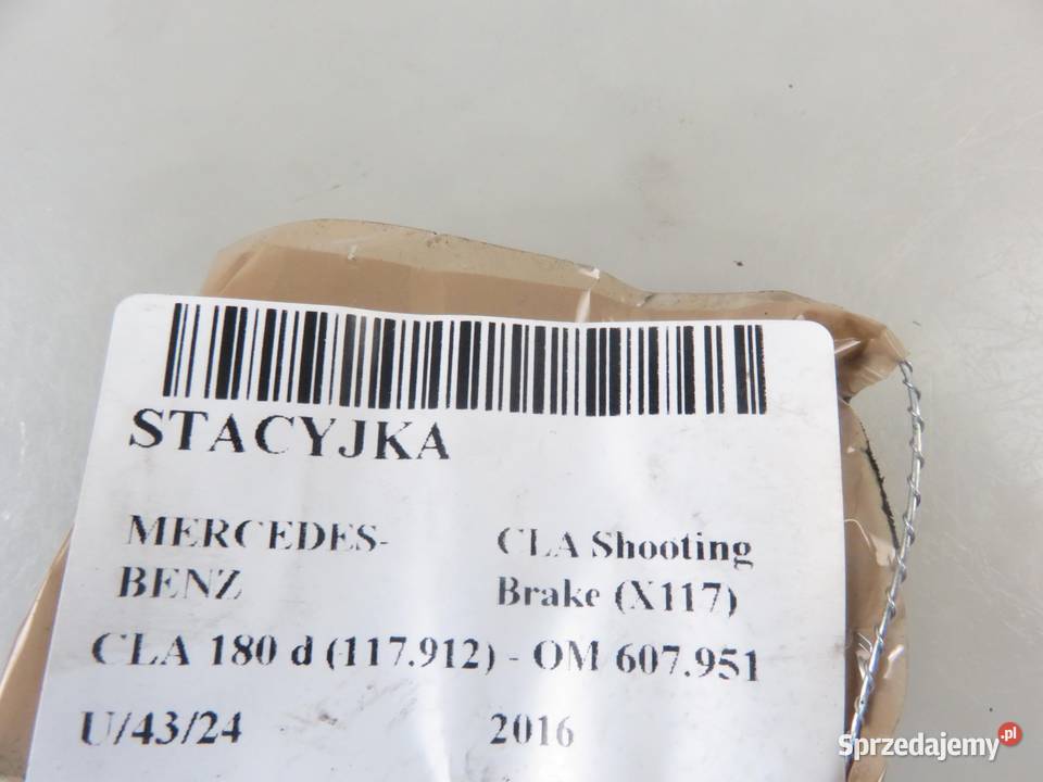 STACYJKA MERCEDES CLA X117 2469054602