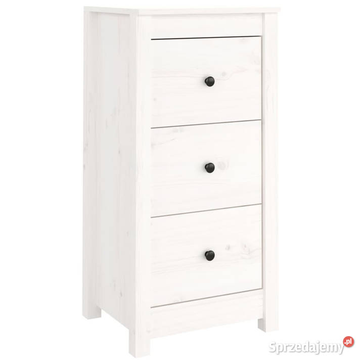 Szafka biała 40x35x80 lite drewno sosnowe