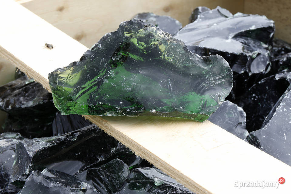 Szkło do gabionów ogrodu Bryła szklana kamień Dom i Ogród mazowieckie