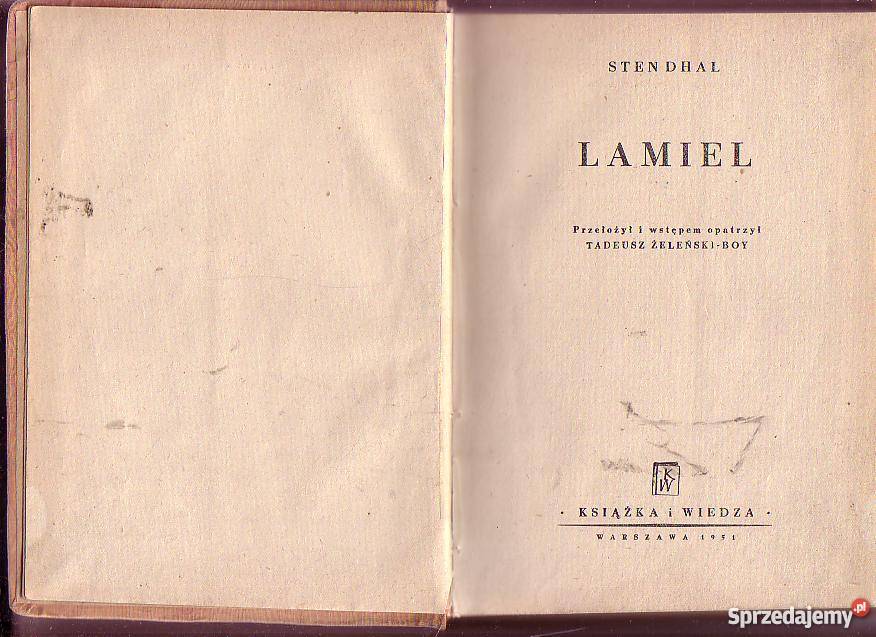 5820 LAMIEL STENDHAL małopolskie Czyrna