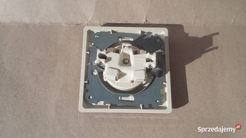 Gniazdo Gniazdko podtynkowe MERTEN AntracytKrem mazowieckie Warszawa