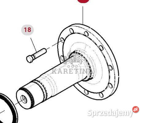 Fendt 930 933 936 939 942 Vario Gen 6 Wał Osi Jastrzębniki