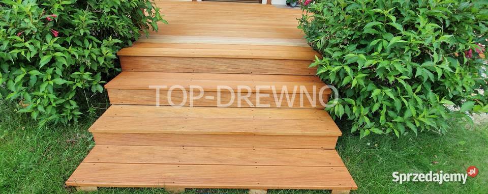 DESKA TARASOWA BEZSĘCZNA podłogowa modrzew Poczesna sprzedam