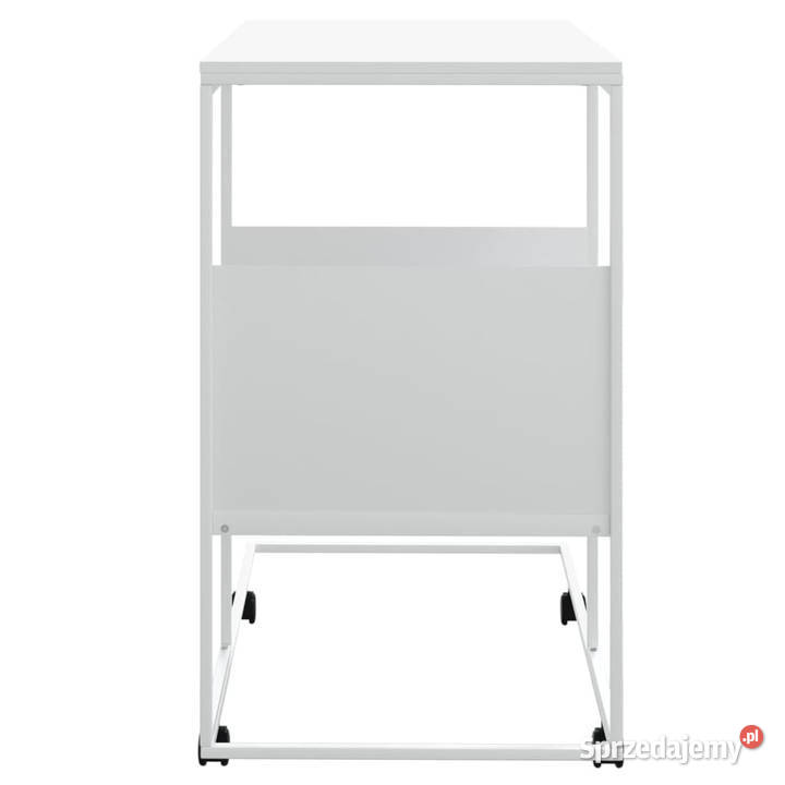 Stolik boczny na kółkach biały 55x36x635 Warszawa