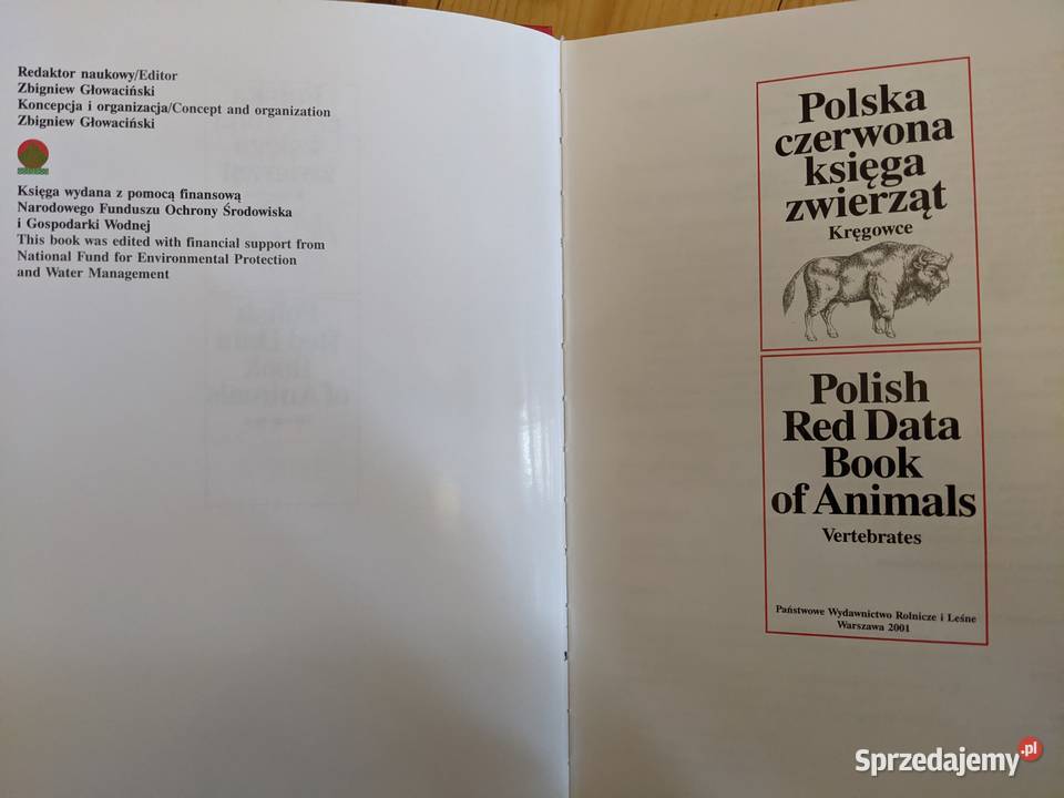 Polska Czerwona Księga zwierząt Kręgowce i Łódź