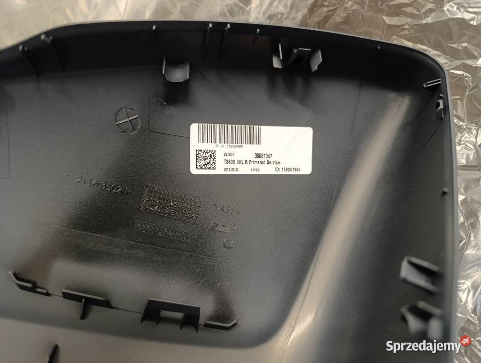 Osłona pokrywa lusterka prawego do Astra K Lusterka zewnętrzne Katowice