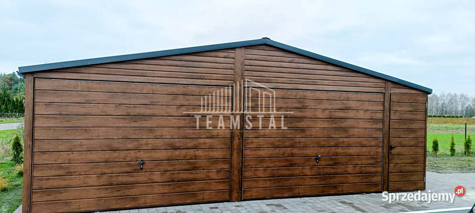 GARAŻ BLASZANY 7m x 6m dwuspad blachówka Brama Rzeszów