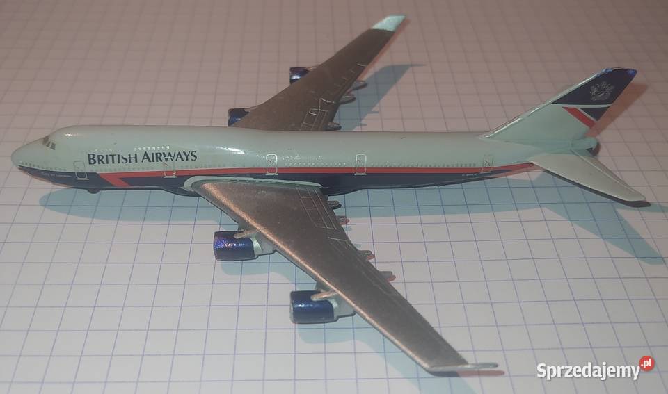 Model samolotu Boeing 747 firmy SCHABAK Germany Modelarstwo Gdańsk