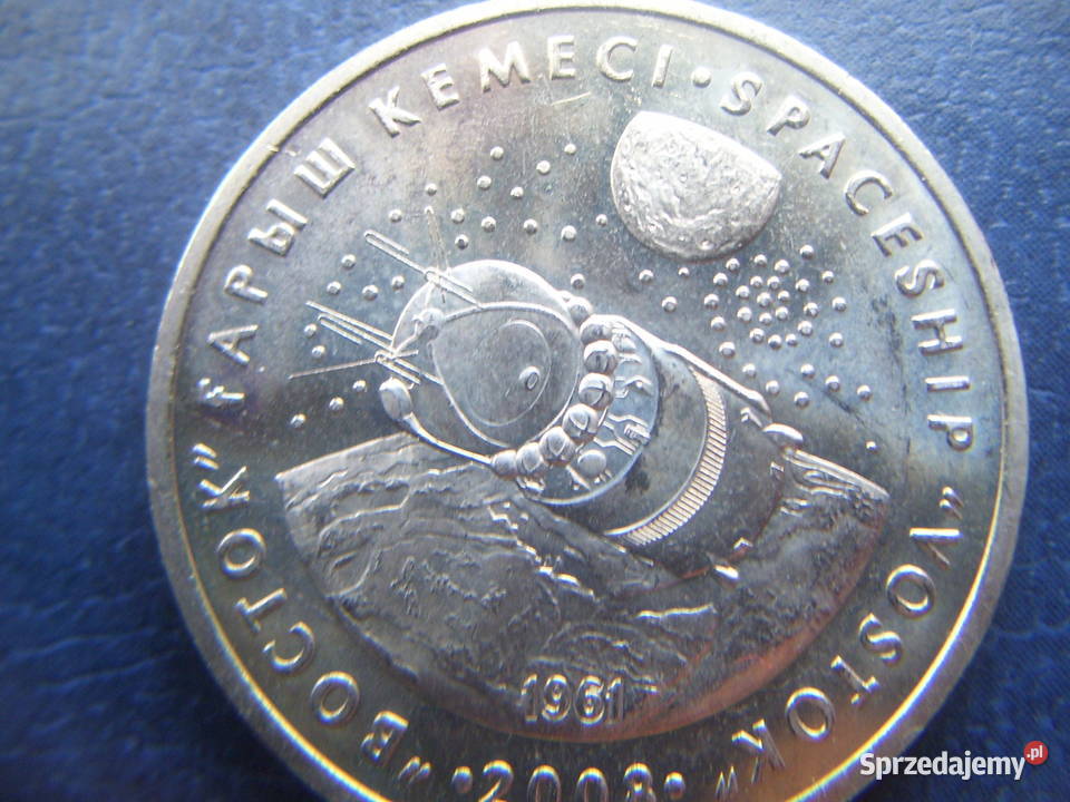 Stare monety 50 tenge 2008 Wostok Kazachstan Numizmatyka podkarpackie Lesko