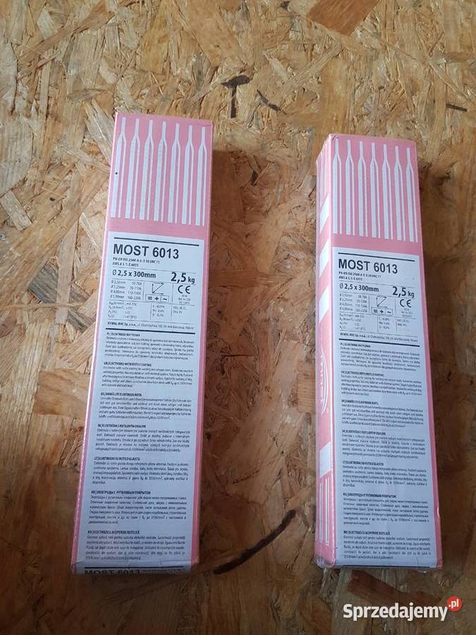 ELEKTRODY SPAWALNICZE RÓŻOWE RUTYLOWE 25 x 300 Głogowa